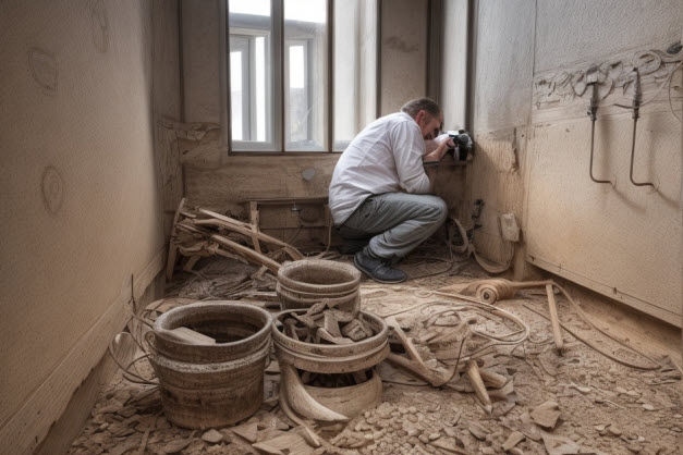 structural repairs due to water damage
